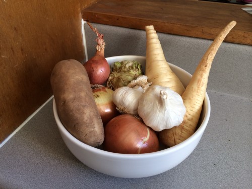 Root vegetable bounty