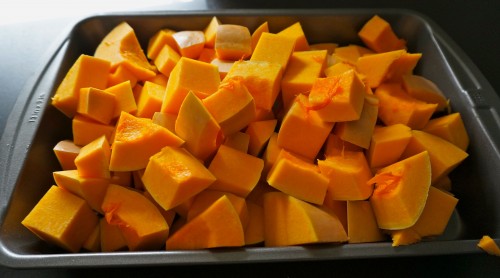 Cubed butternut squash