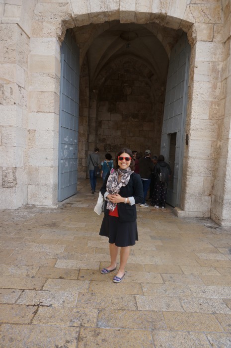 About to enter the old city through the Jaffa gate!