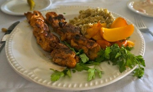 Chicken kebabs from El babour