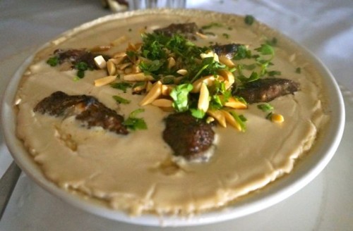 Lamb and beef kefta with tahini