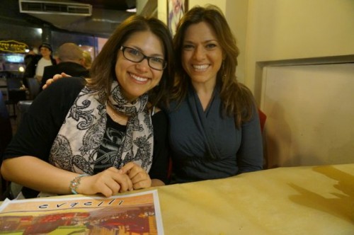 My cousin and I at the Yemenite restaurant