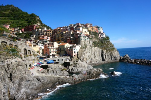 The town of Manarola in Cinque terre